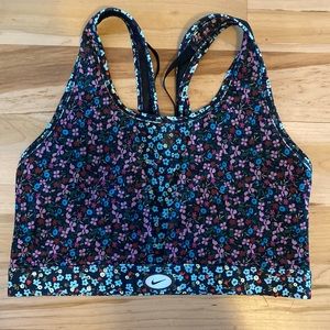 Nike Floral Sports Bra Large